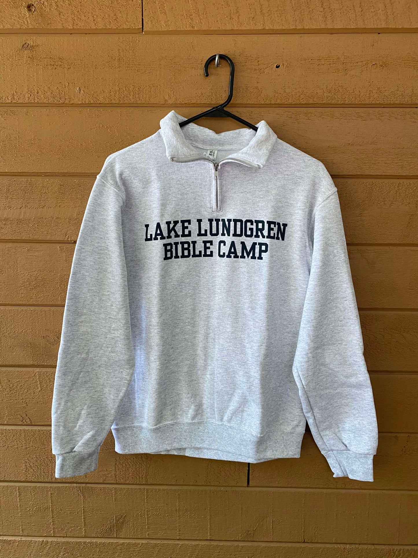 Quarter Zip White Sweatshirt