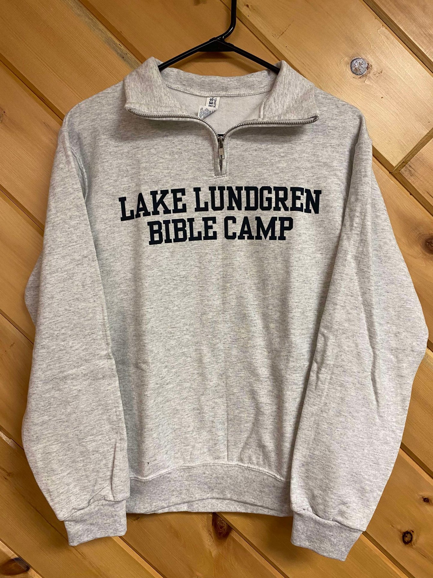 Quarter Zip White Sweatshirt