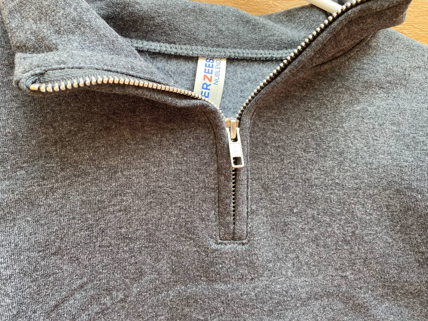 Dark Grey 1/4 Zip Sweatshirt