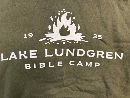 Olive Green Campfire Hoodie Sweatshirt